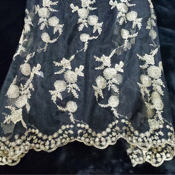 Fashion Nova / Embroidered Mesh Kimono~Duster - Picture 11 of 15